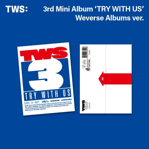 [ALBUM] 투어스 (TWS) TWS 3rd Mini Album 'TRY WITH US' (Weverse Albums ver.)