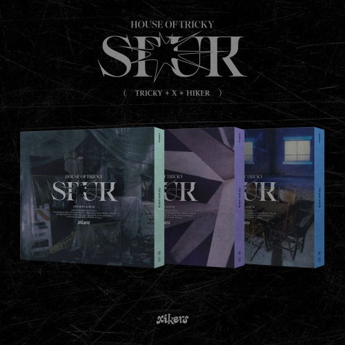 xikers (싸이커스) — 5th Mini Album: HOUSE OF TRICKY : SPUR (TRICKY ver. / X ver. / HIKER ver.)