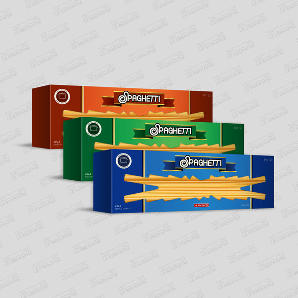 LE SSERAFIM (르세라핌) — LE SSERAFIM 1st Single Album 'SPAGHETTI'