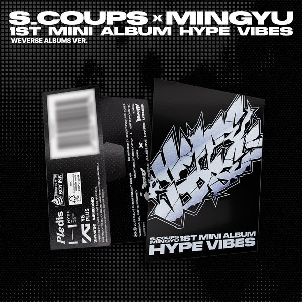 S.Coups x Mingyu (SEVENTEEN) 1st Mini Album 'HYPE VIBES' Weverse Albums ver.