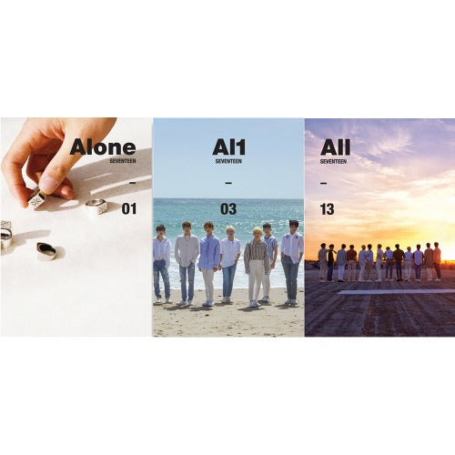 [ALBUM] 세븐틴 (SEVENTEEN) - Mini 4th Album [Al1] (Alone Ver. / Al1 Ver. / All Ver.)