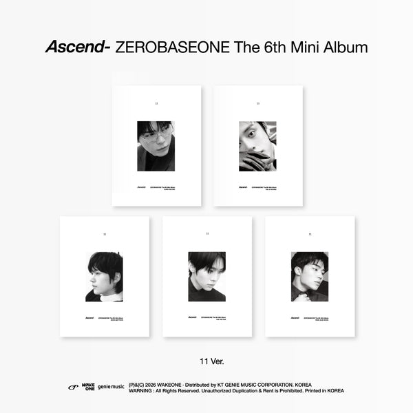 ZEROBASEONE (제로베이스원) The 6th Mini Album [Ascend-] 11 Ver.