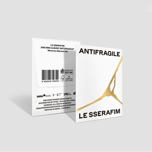 [ALBUM] 르세라핌 (LE SSERAFIM) - Mini 2nd Album [ANTIFRAGILE] (Weverse Albums Ver.)