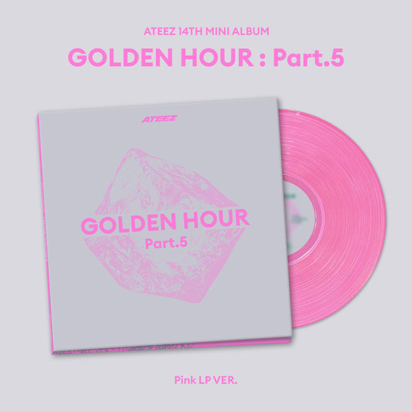 ATEEZ (에이티즈) GOLDEN HOUR : Part.5 (Pink LP VER.)