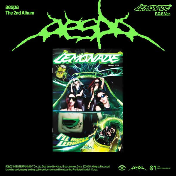 aespa (에스파) 2nd Full-Length Album [LEMONADE] (P.O.S Ver.)