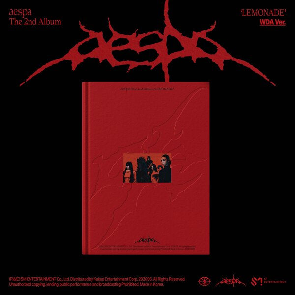 aespa (에스파) 2nd Full Album [LEMONADE] (WDA Ver.)