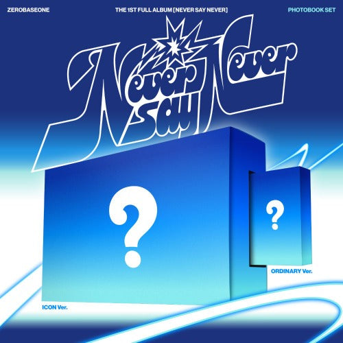 제로베이스원 ZEROBASEONE THE 1ST FULL ALBUM [NEVER SAY NEVER] PHOTOBOOK Ver. (ICON & ORDINARY)