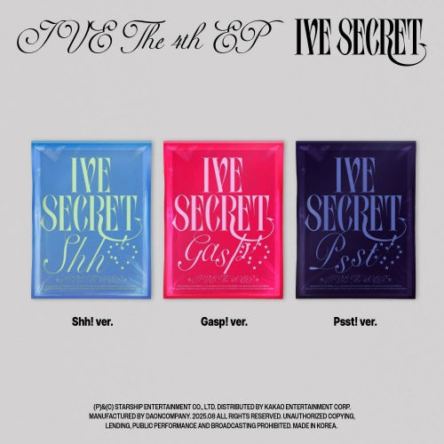 IVE (아이브) THE 4th EP [IVE SECRET] (Random version release)