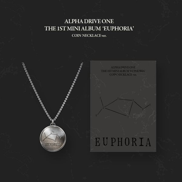[ALBUM] ALPHA DRIVE ONE (알파드라이브원) THE 1ST MINI ALBUM 'EUPHORIA' COIN NECKLACE ver. (LIMITED EDITION)