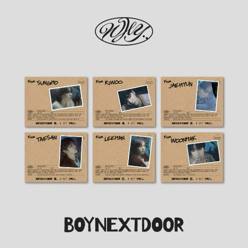 BOYNEXTDOOR (보이넥스트도어) - 1st EP 'WHY..' (LETTER ver.)
