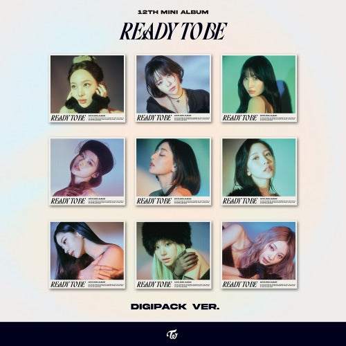 TWICE - Mini 12th Album [REDY TO BE] (Digipack ver.) (Random Version)