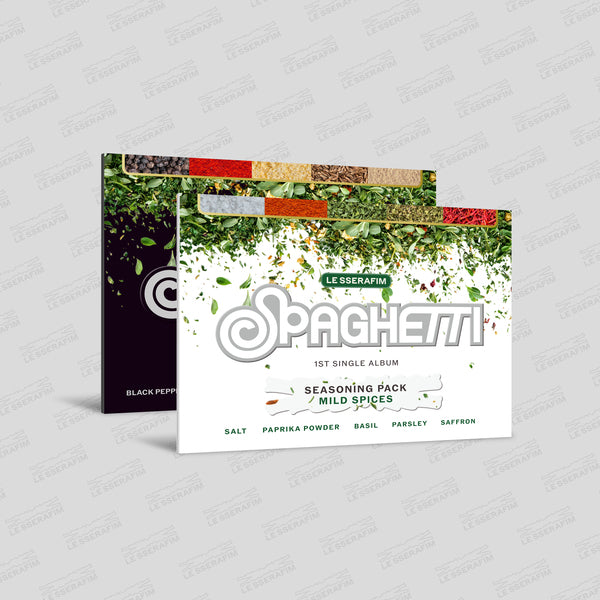 [ALBUM] LE SSERAFIM (르세라핌) LE SSERAFIM 1st Single Album 'SPAGHETTI' (Weverse Albums ver.)